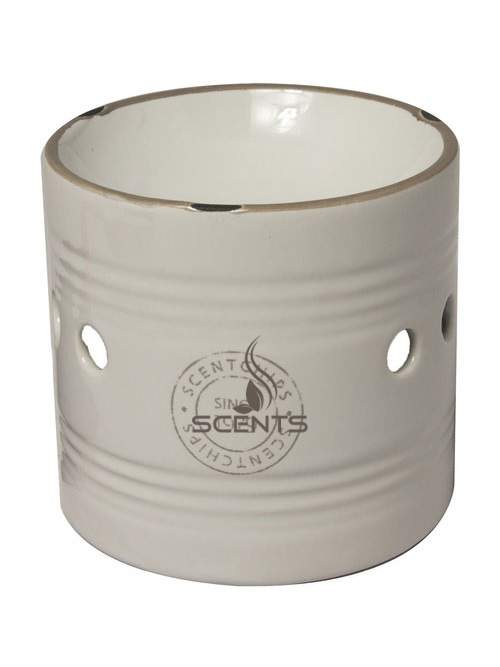 Аромалампа, свічник, Scentchips елемент декору склянка з логотипом білий